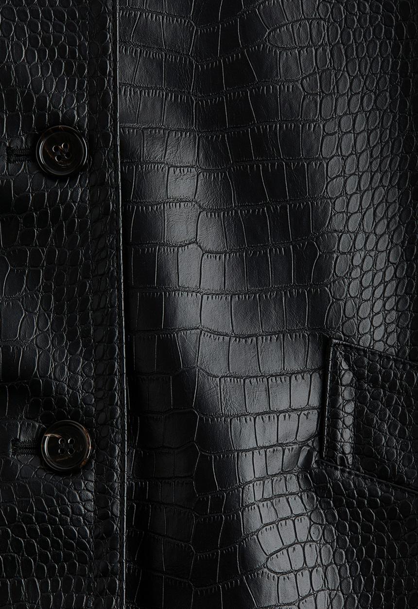 H&M - Coated jacket - black