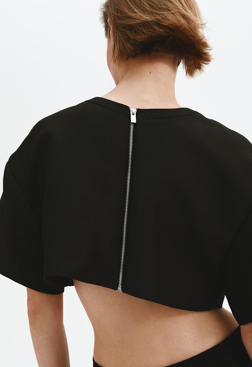 H&M - Cropped top - black