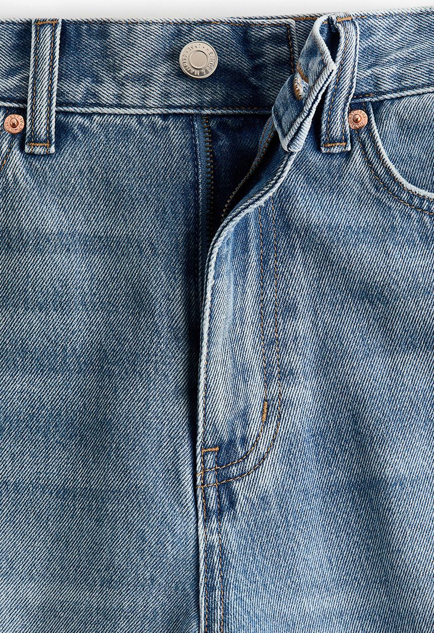 H&M - Barrel regular waist jeans - light denim blue