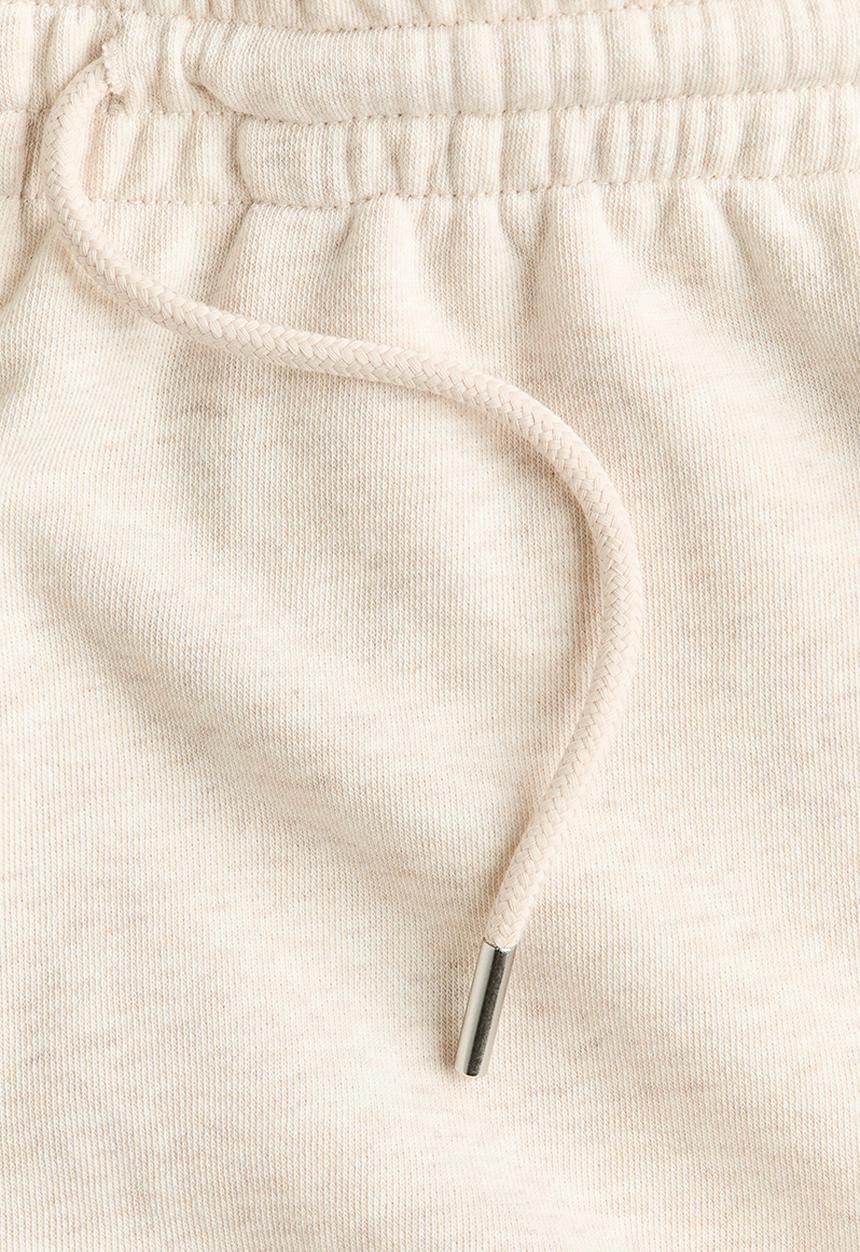 H&M - Sweatshirt shorts - light beige marl