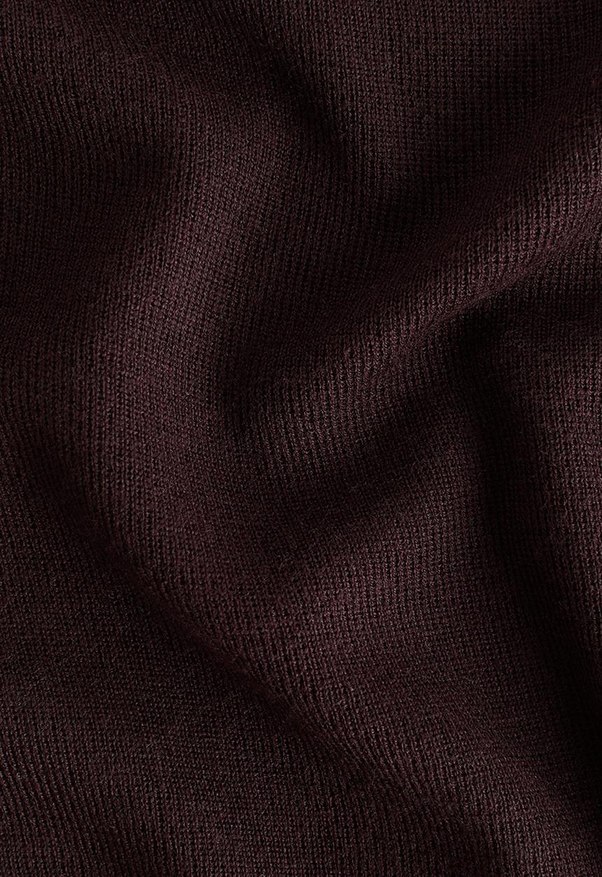 H&M - Fine-knit turtleneck top - dark brown