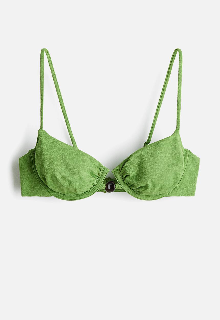 H&M - Bikini top - green