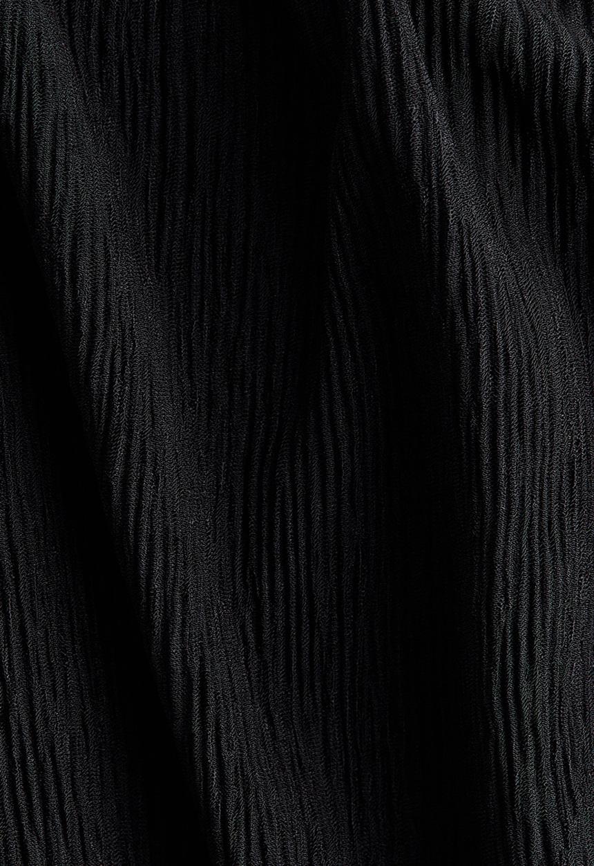H&M - Scarf-detail top - black