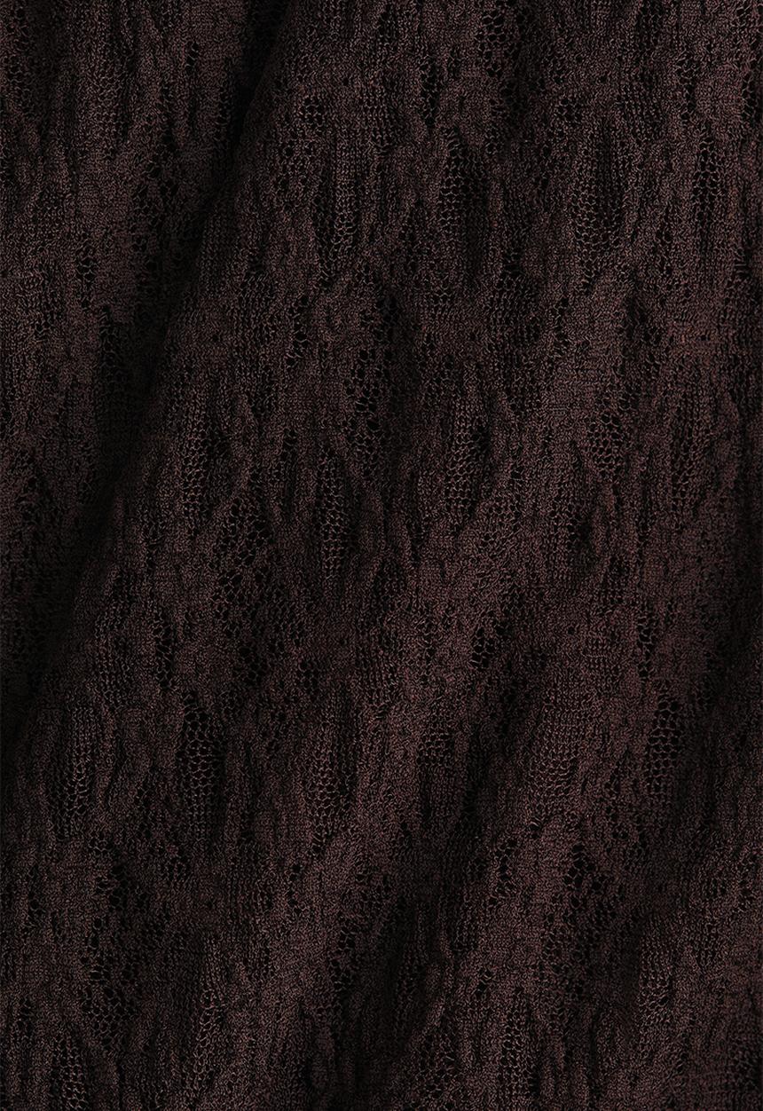 H&M - Lace maxi dress - dark brown