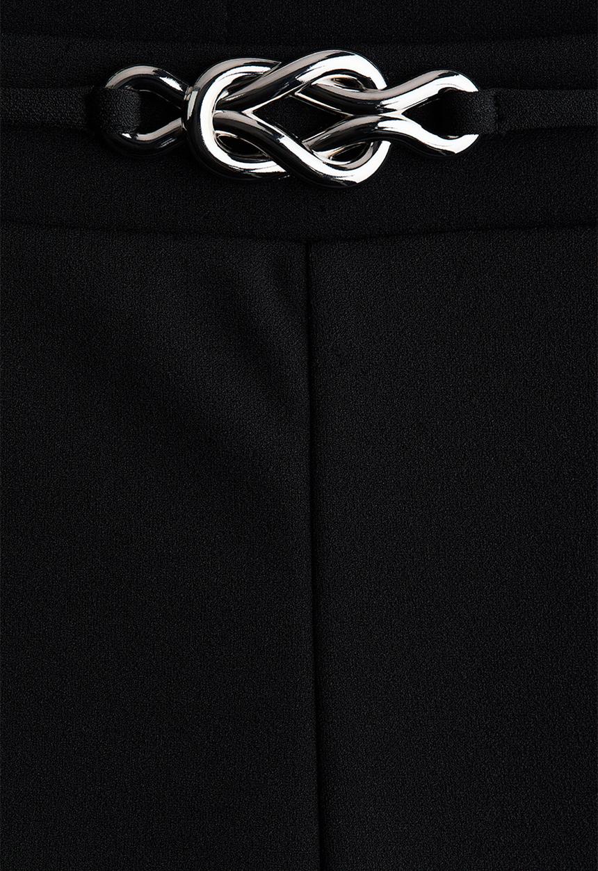 H&M - Bootcut ponte di roma trousers - black