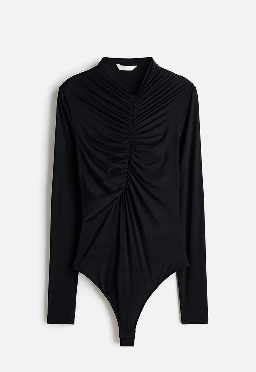 H&M - Draped thong body - black