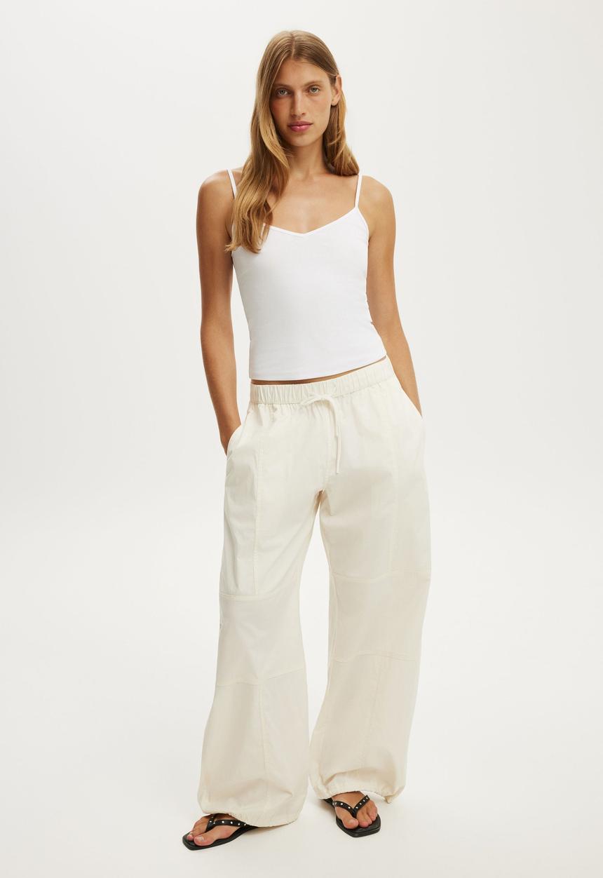 Cotton On - Jackson Utility Pant - Vanilla