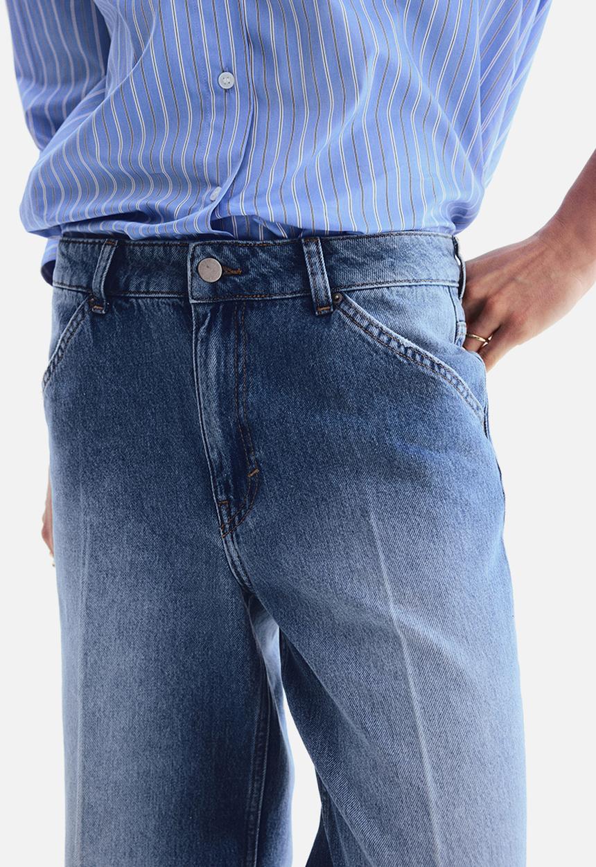 H&M - Crease-leg jeans - denim blue