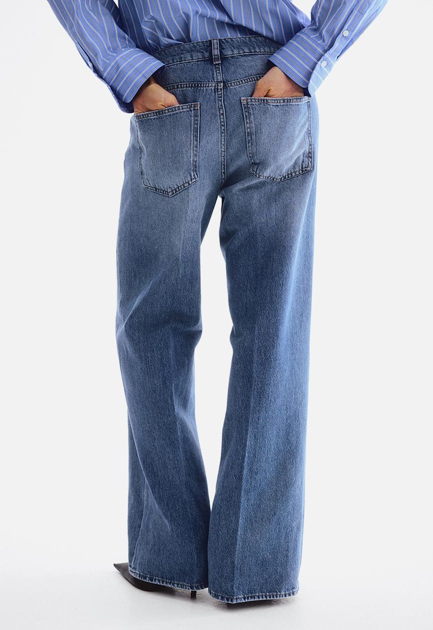 H&M - Crease-leg jeans - denim blue