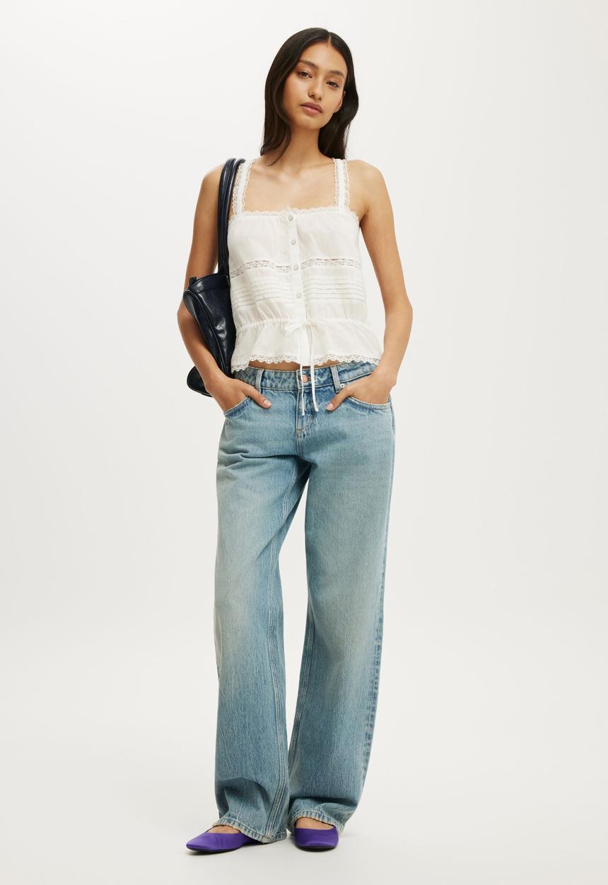 Cotton On - Hazel Lace Cami - Gardenia