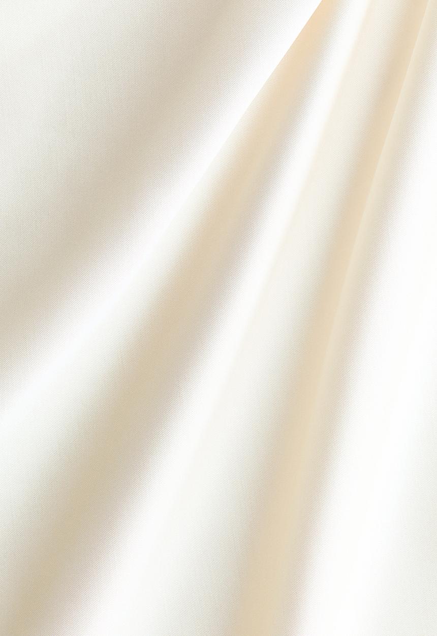 H&M - One-shoulder satin top - cream