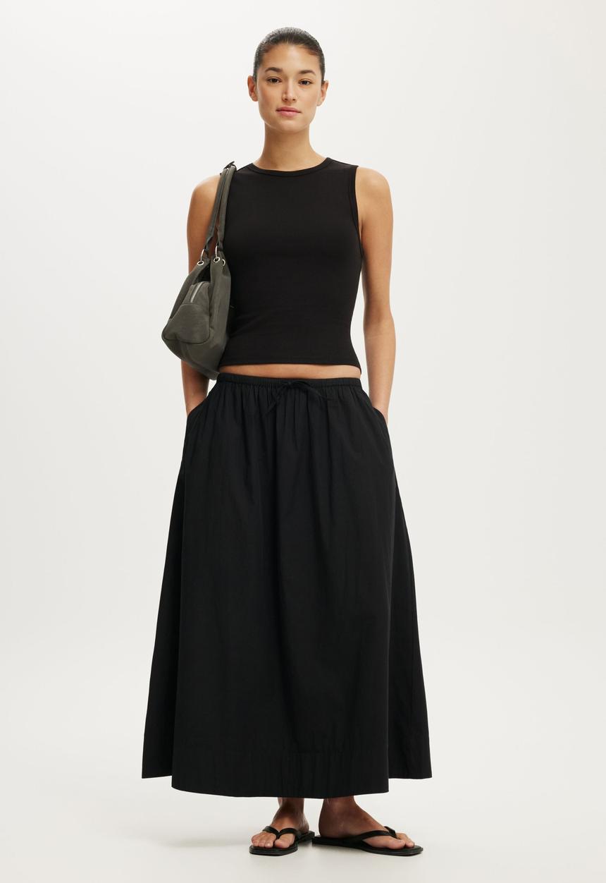 Cotton On - Zoe Maxi Skirt - Black