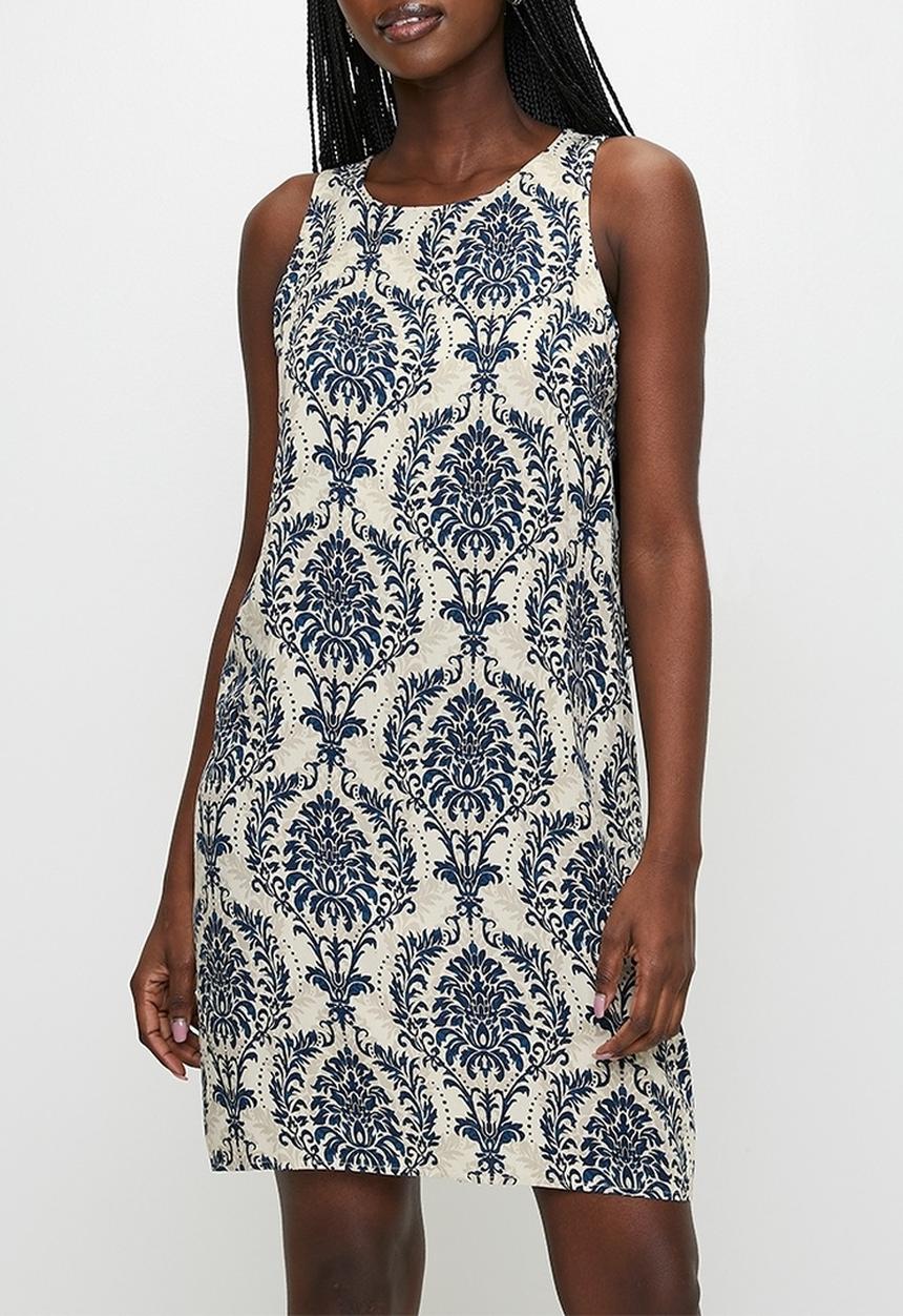Izabel London - Racerback Slip Dress - Navy