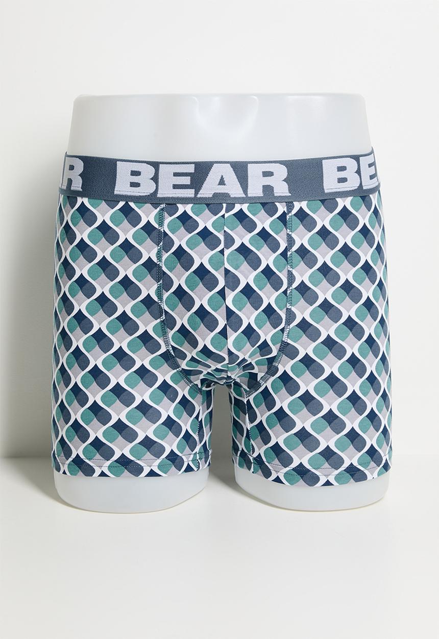 Bear - 3Pk Fashion Bodyshort - Blue Multi