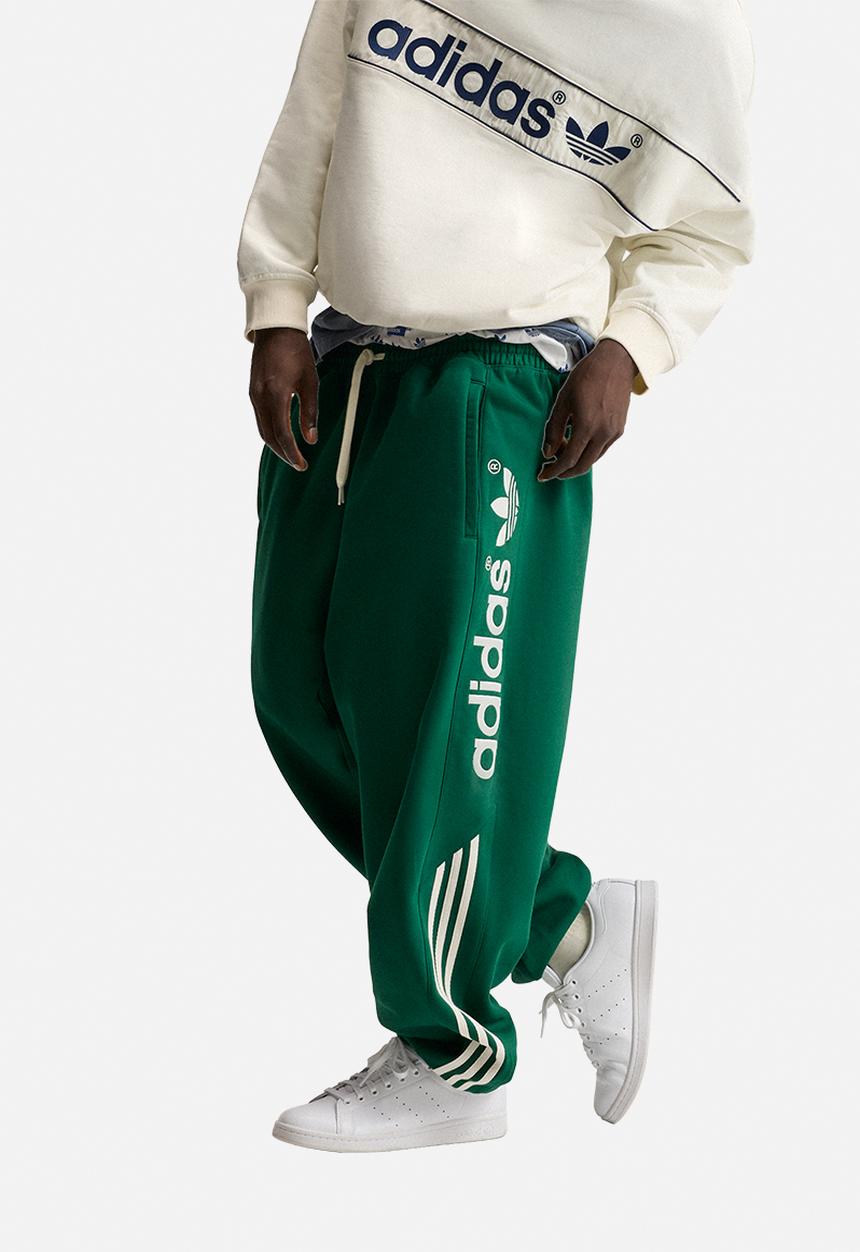 adidas Originals - Signature Sweats Block  Sweatpants - Dark Green