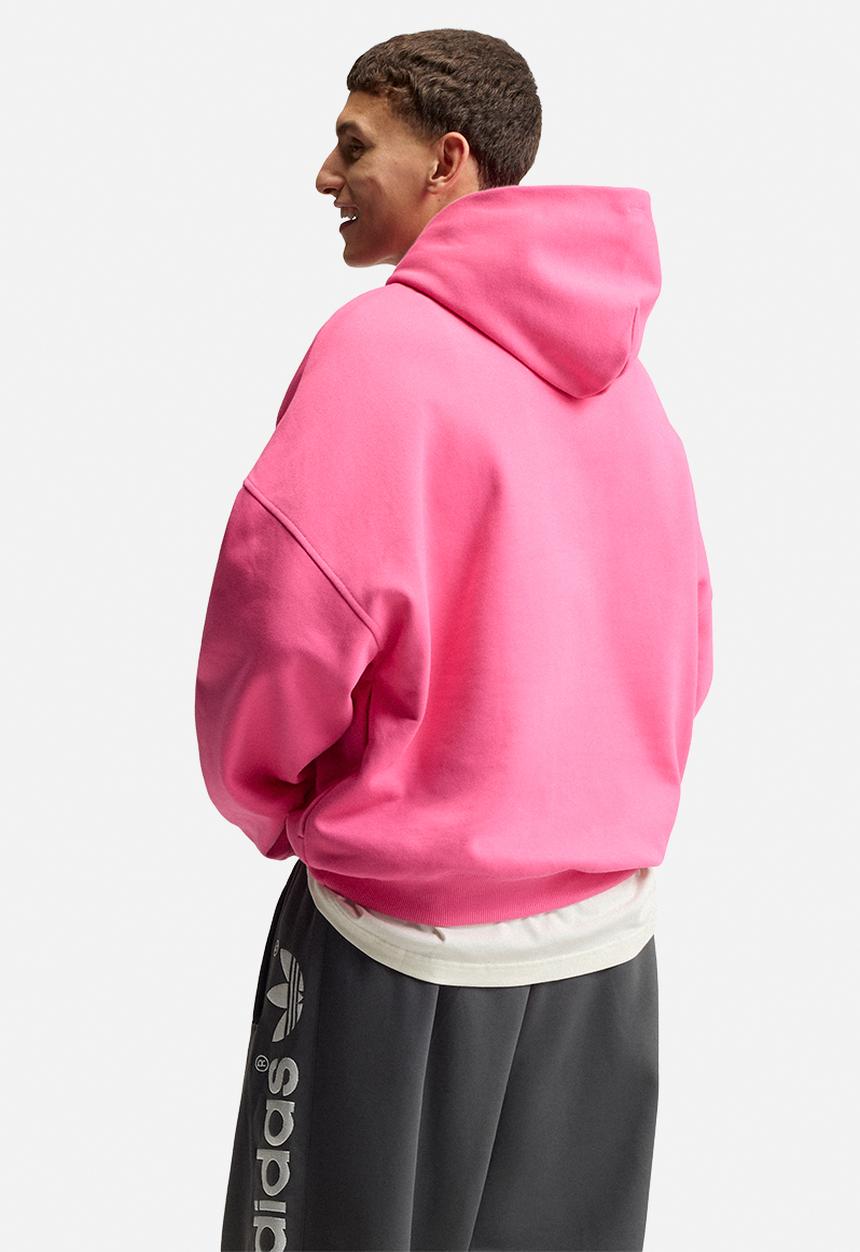 adidas Originals - Signature Sweats Block Hoodie  - Pink 
