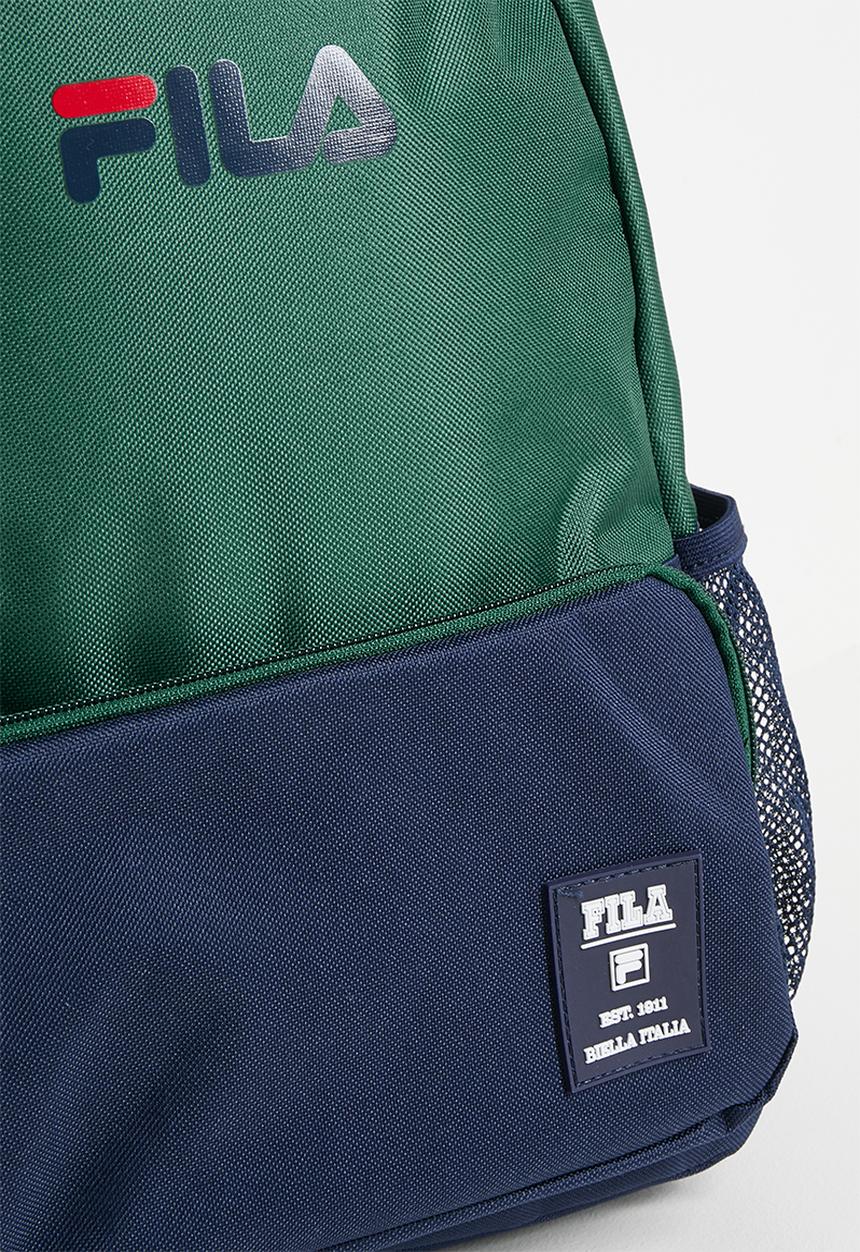 FILA - Ainsley Backpack - Evergreen/ Fila Blue