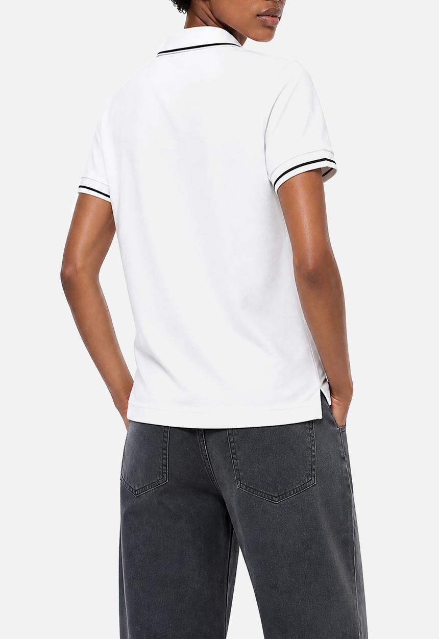 POLO - Wmn Mara Ss Interlock Golfer - White