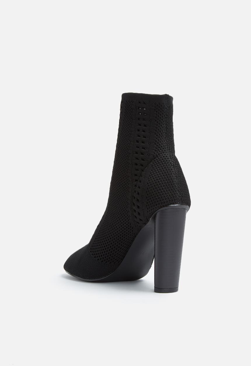 dailyfriday - Knitted sock peep toe bootie