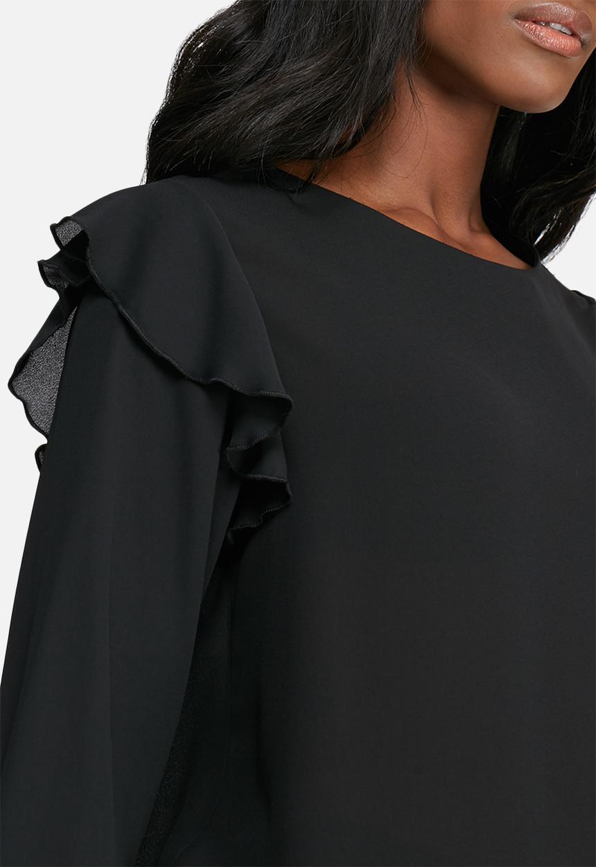 dailyfriday - Shoulder frill shell top