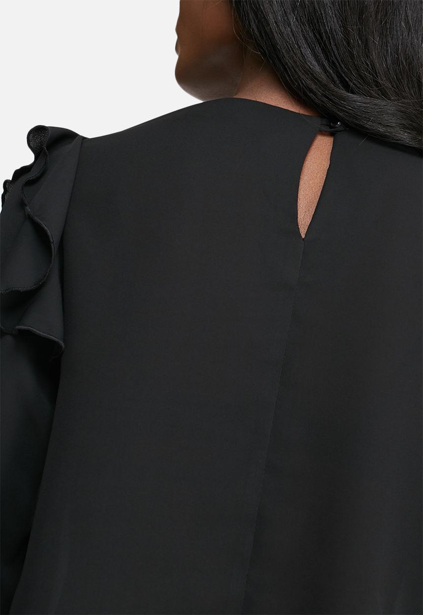 dailyfriday - Shoulder frill shell top