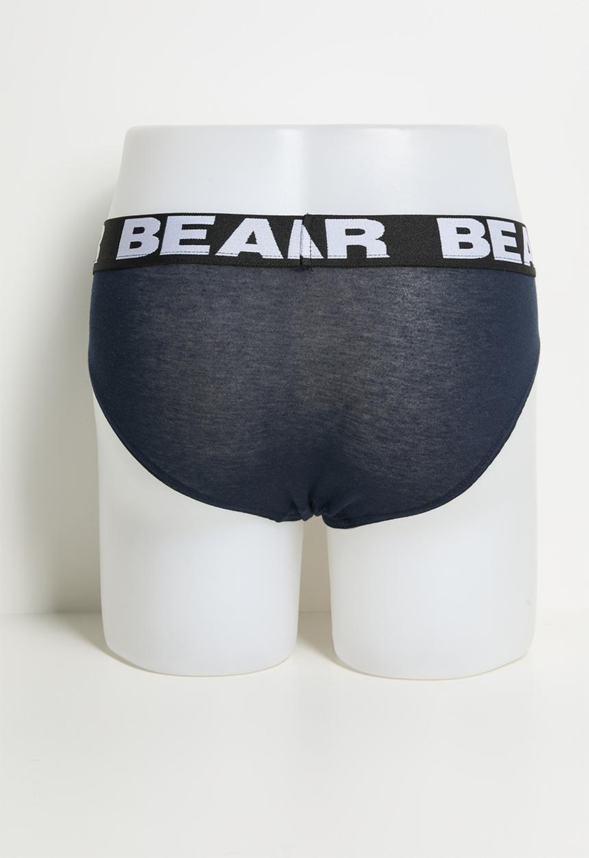 Bear - 2 Pack Brief - Navy/Denim Blue