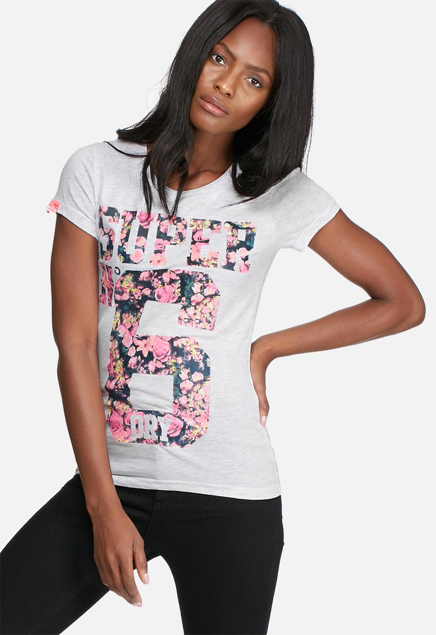 Superdry. - Super no 6 floral tee