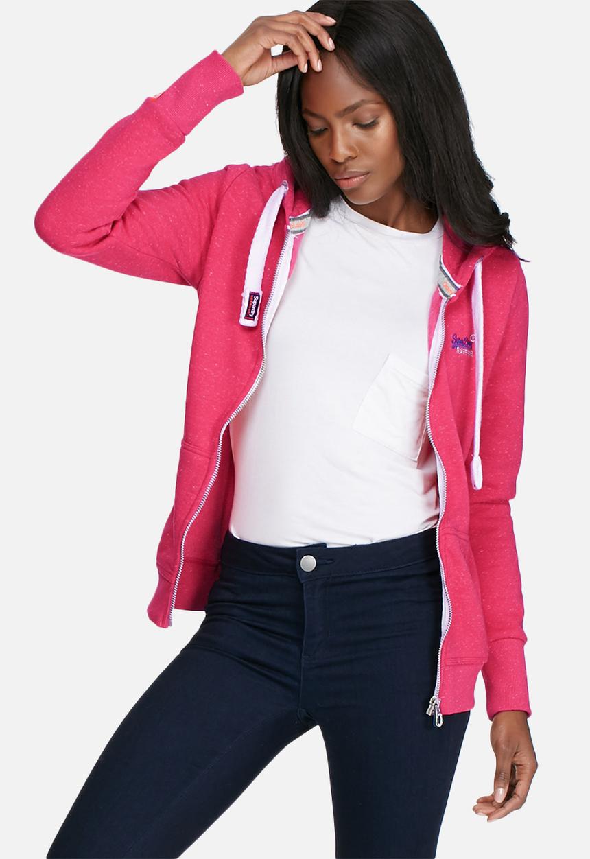Superdry. - Orange label primary ziphood