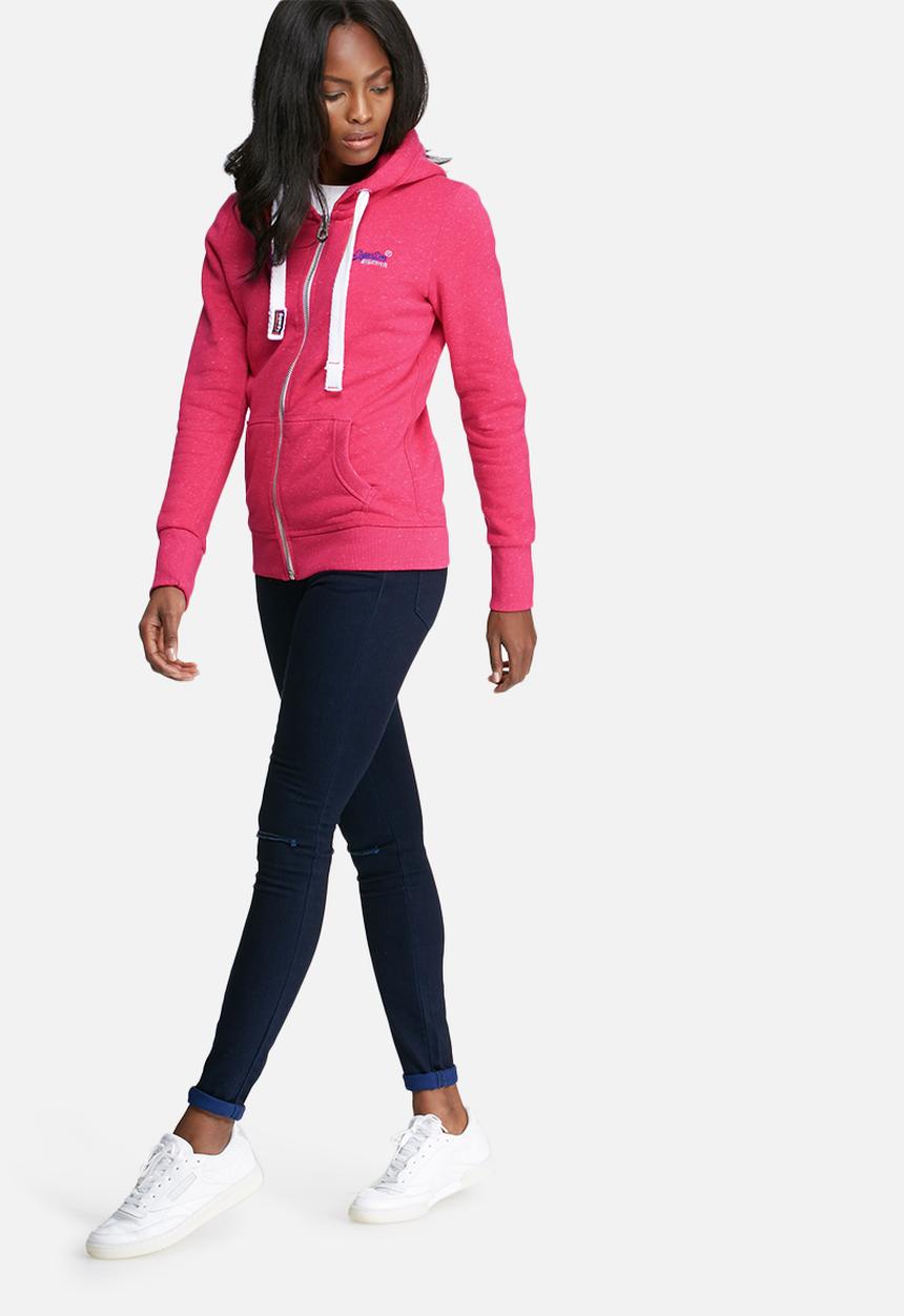 Superdry. - Orange label primary ziphood
