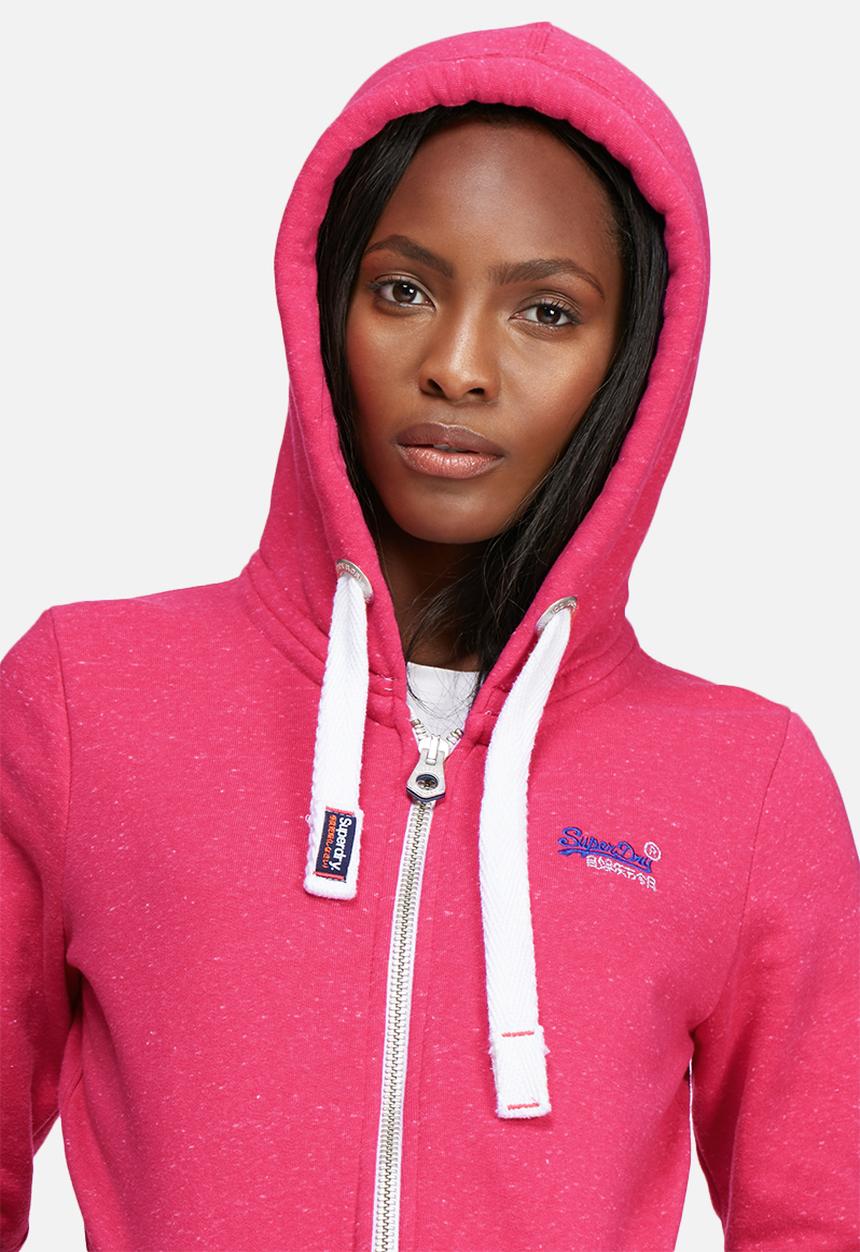 Superdry. - Orange label primary ziphood