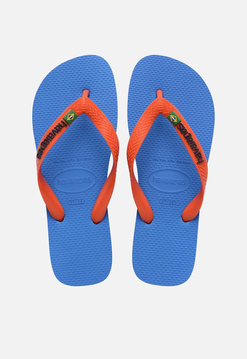Havaianas - Brazil Logo - Blue/Orange