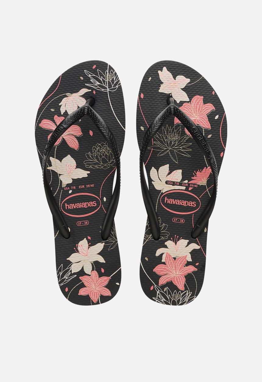 Havaianas - Slim organic - black/dark ash/light