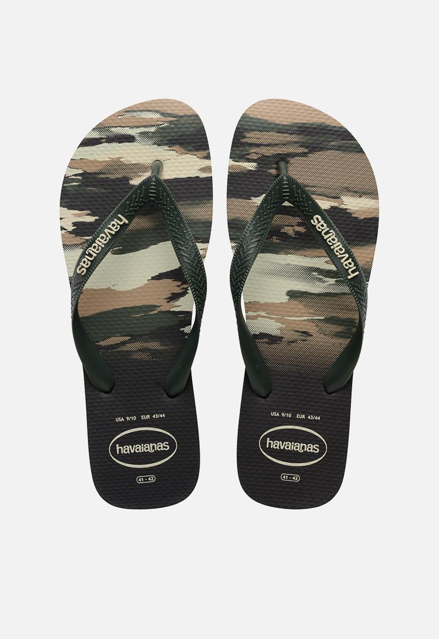 Havaianas - Top Camu - Black/Green Olive