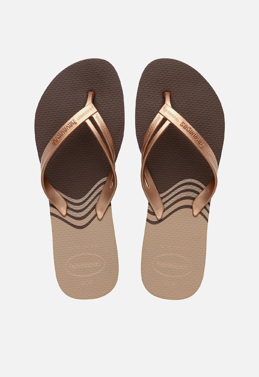 Havaianas - Elegance print - dark brown