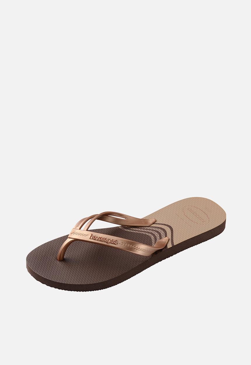 Havaianas - Elegance print - dark brown
