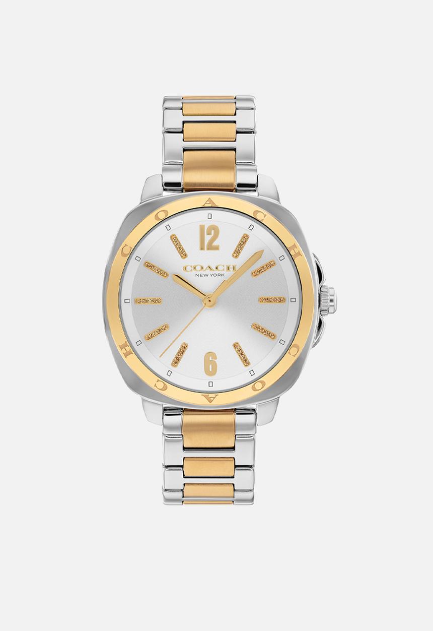 Coach - Kitt 14504544CH Watch - Silver/White