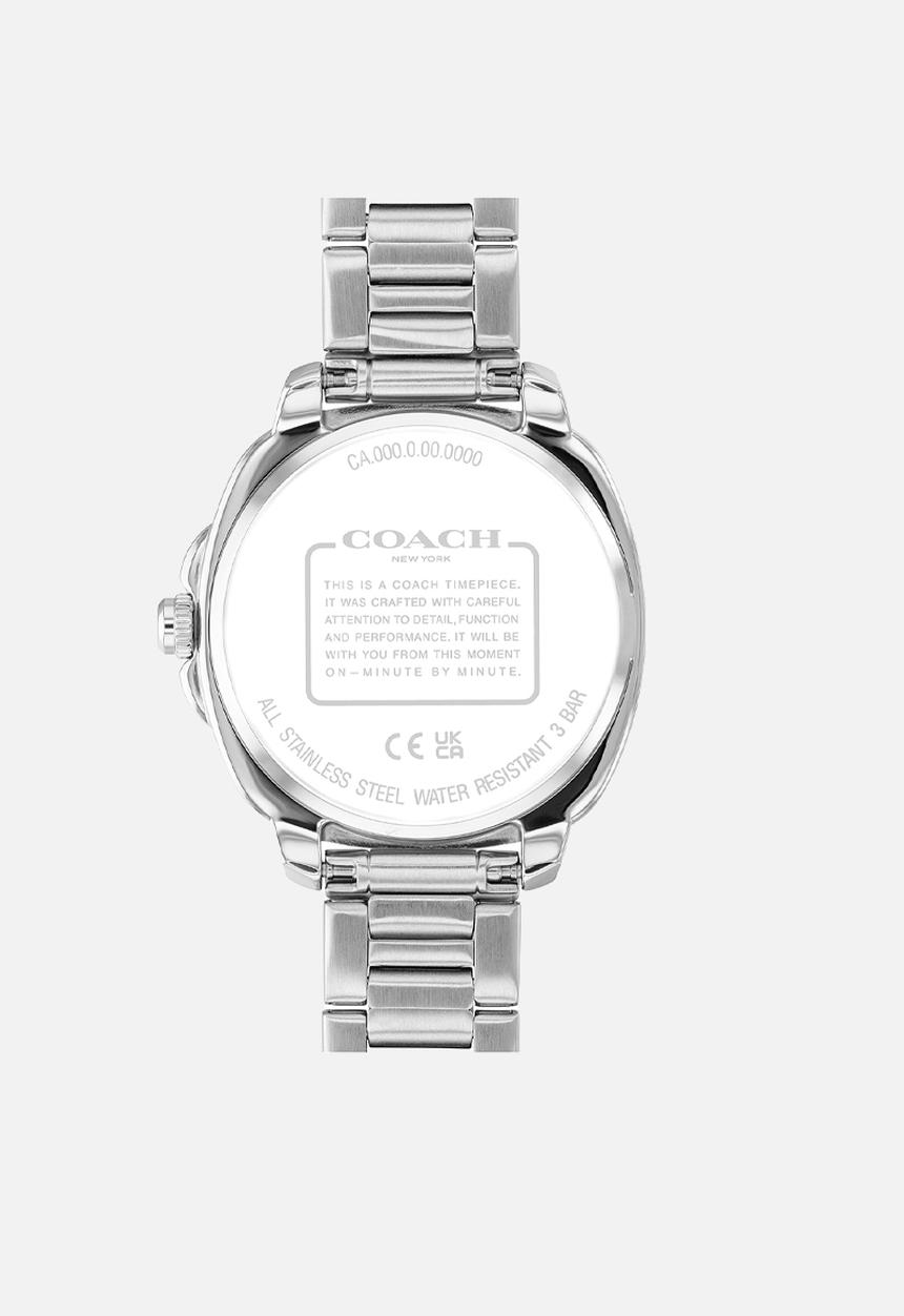 Coach - Kitt 14504544CH Watch - Silver/White
