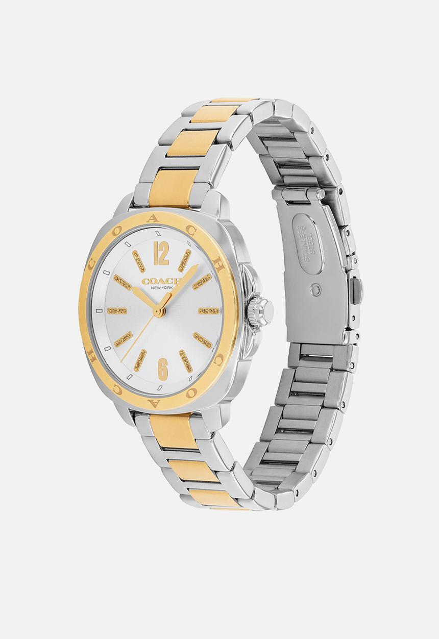 Coach - Kitt 14504544CH Watch - Silver/White
