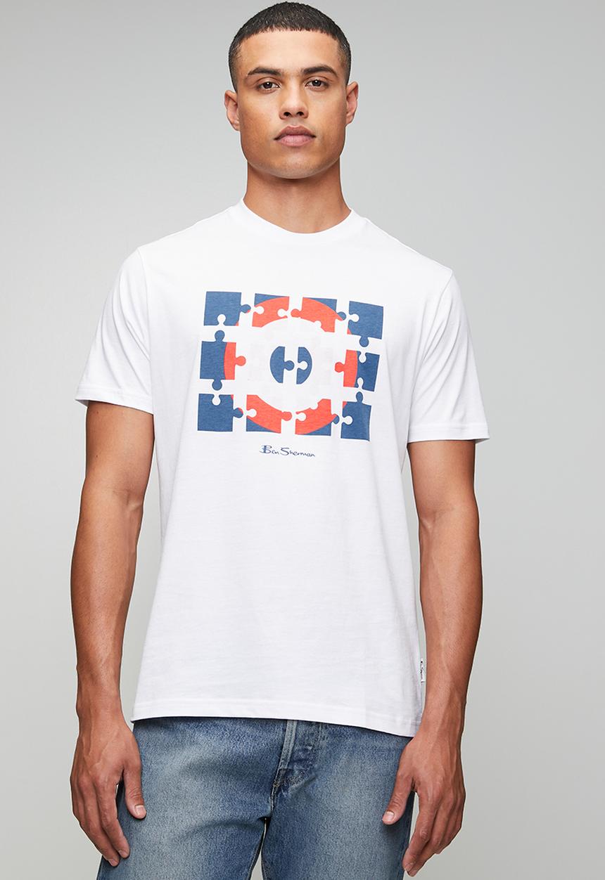Ben Sherman - Puzzle Target Tee Shirt - White