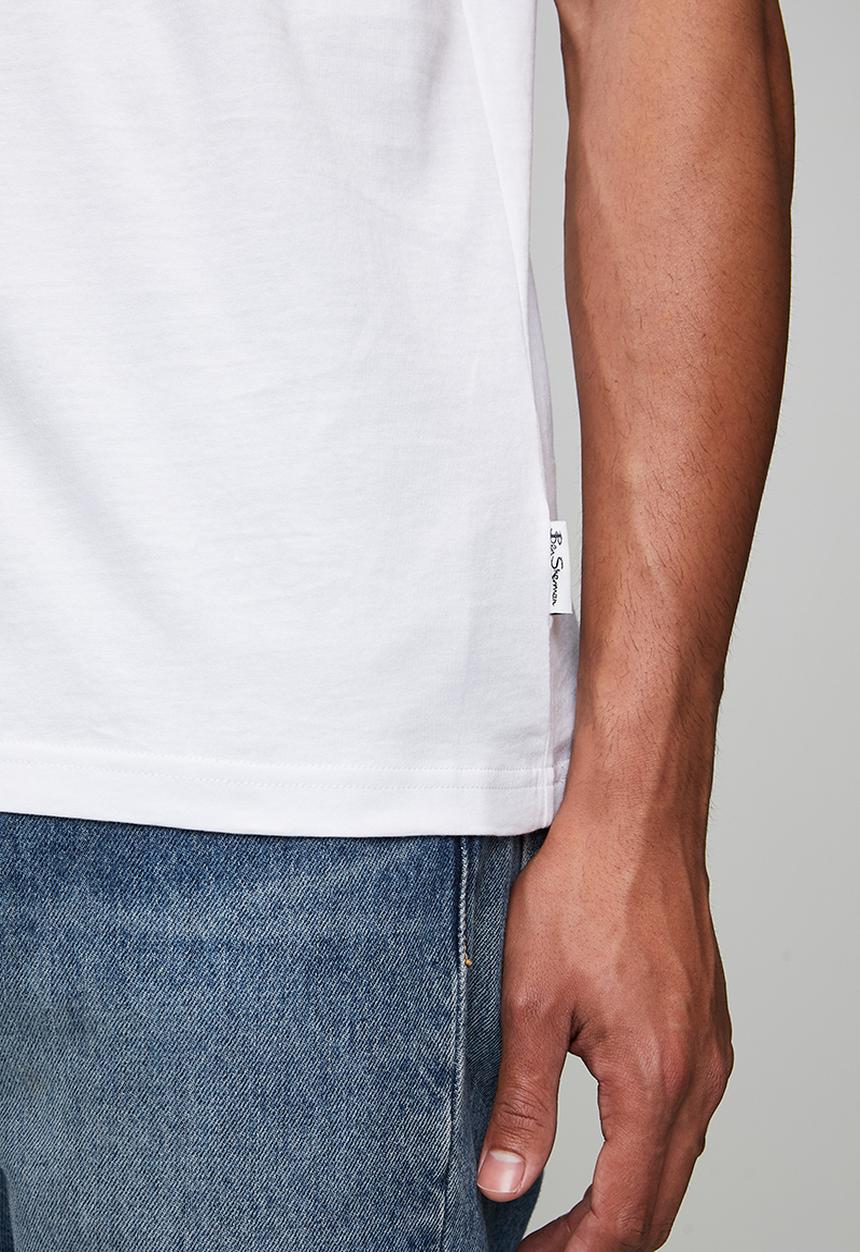 Ben Sherman - Puzzle Target Tee Shirt - White