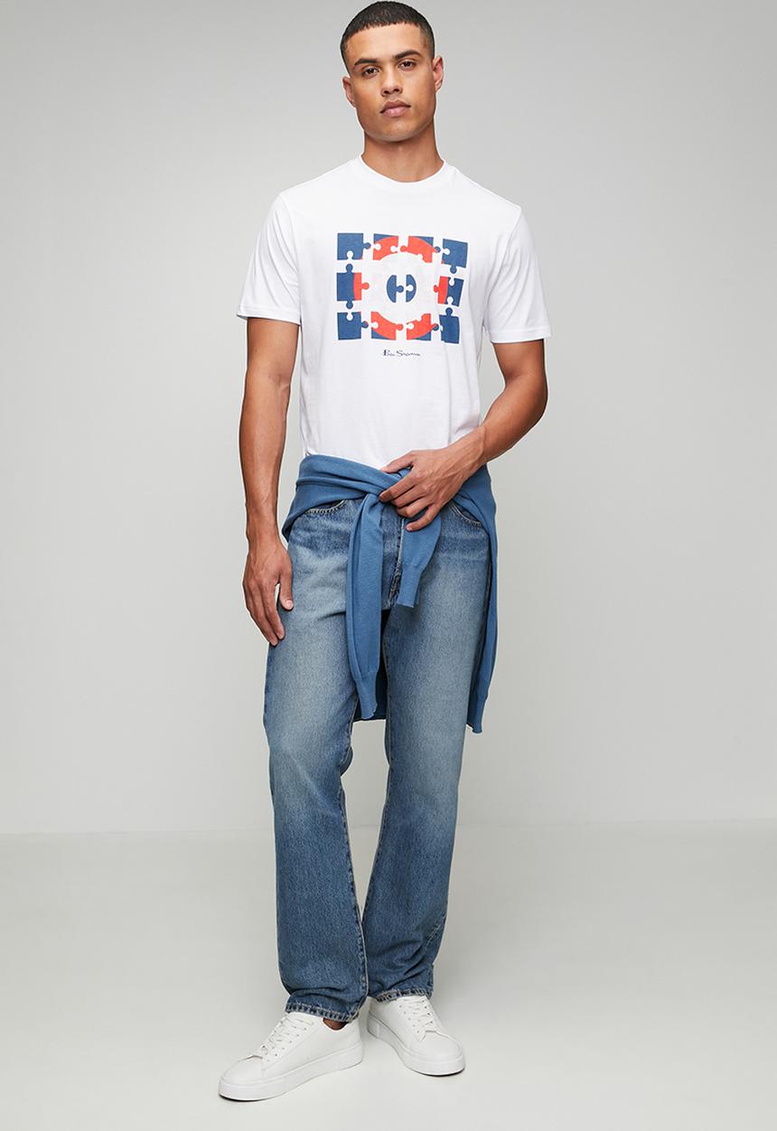 Ben Sherman - Puzzle Target Tee Shirt - White