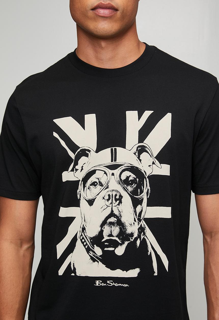 Ben Sherman - Bulldog Tee Shirt - Black