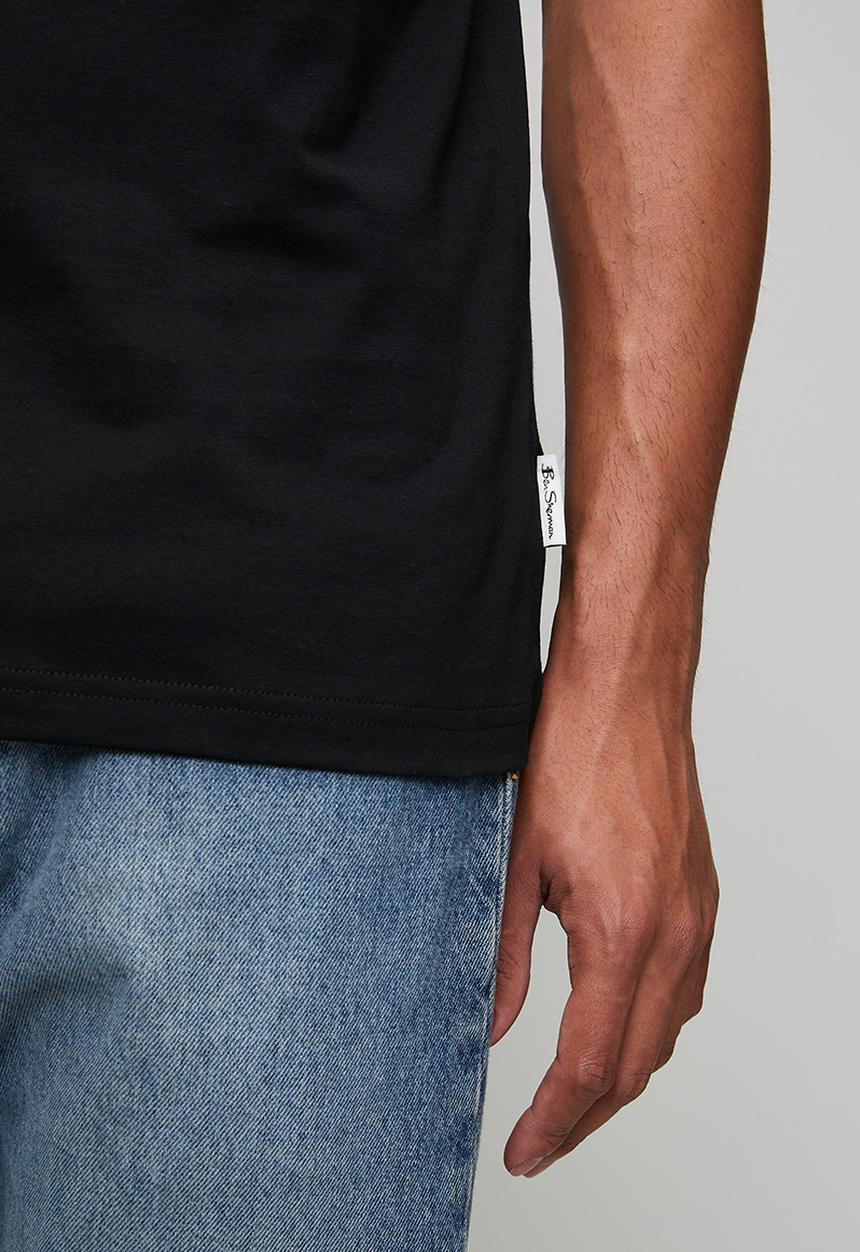 Ben Sherman - Bulldog Tee Shirt - Black