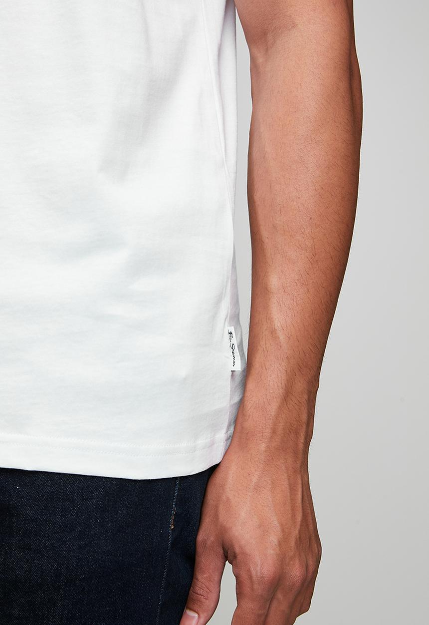 Ben Sherman - Festival Pass Tee Shirt - White