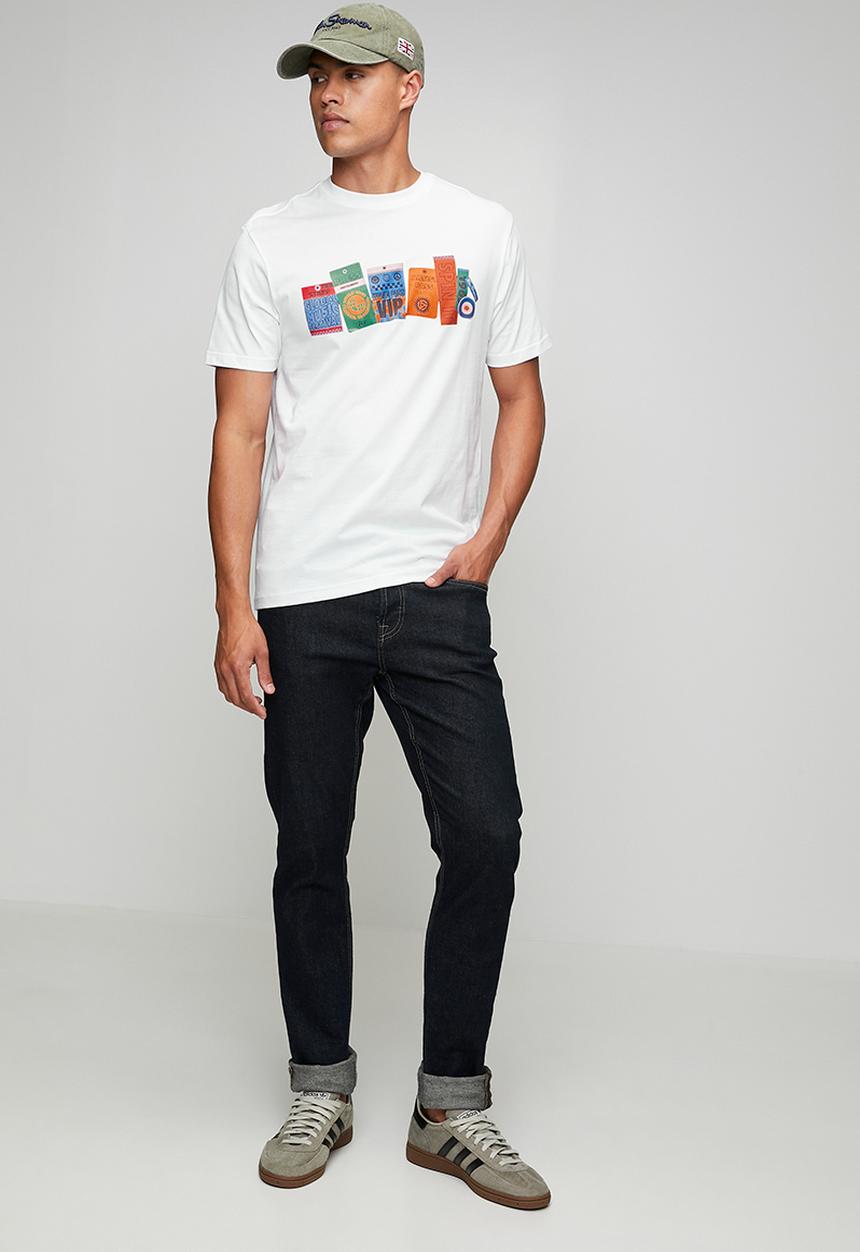 Ben Sherman - Festival Pass Tee Shirt - White