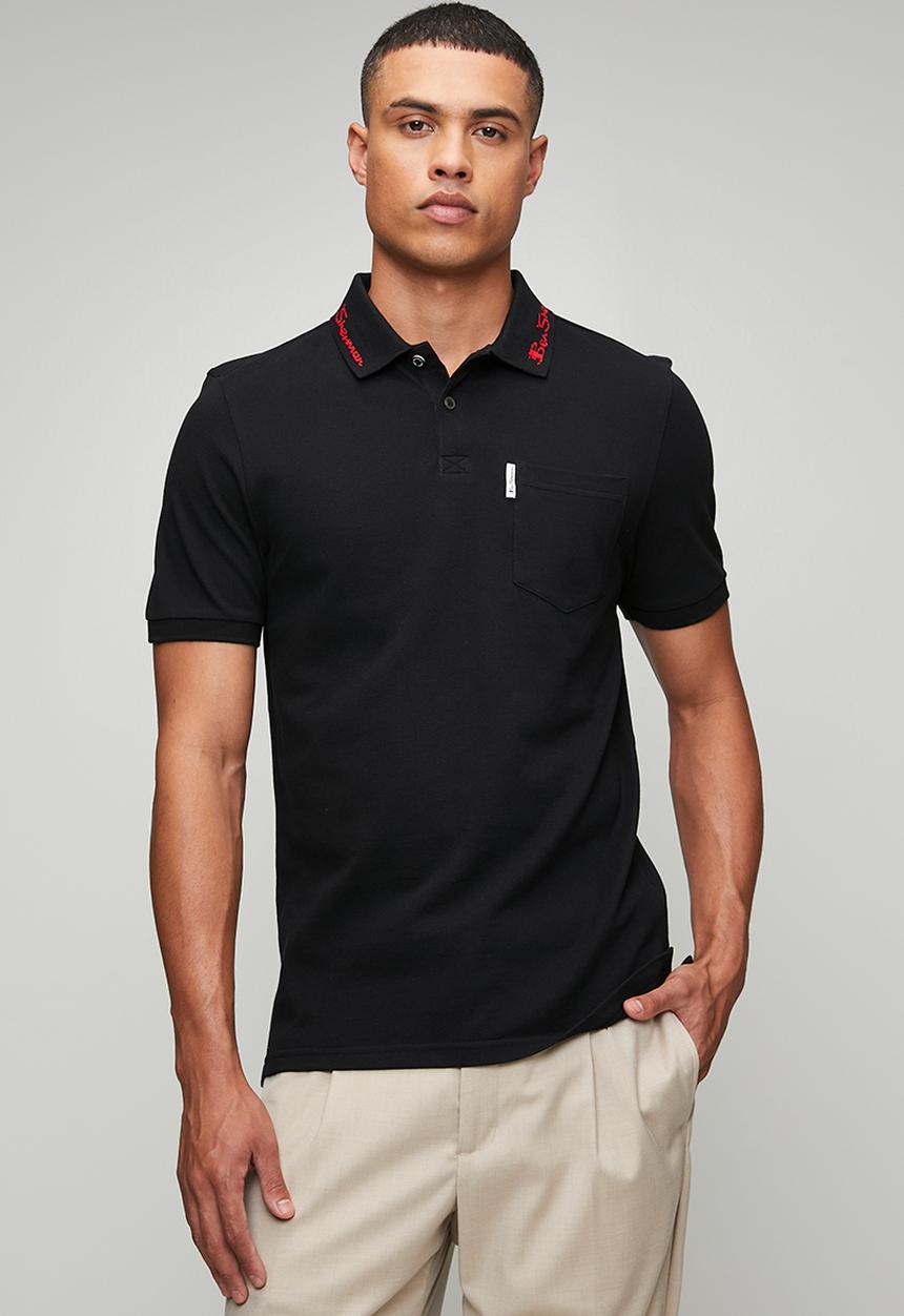 Ben Sherman - Benjamin Polo S/S - Black