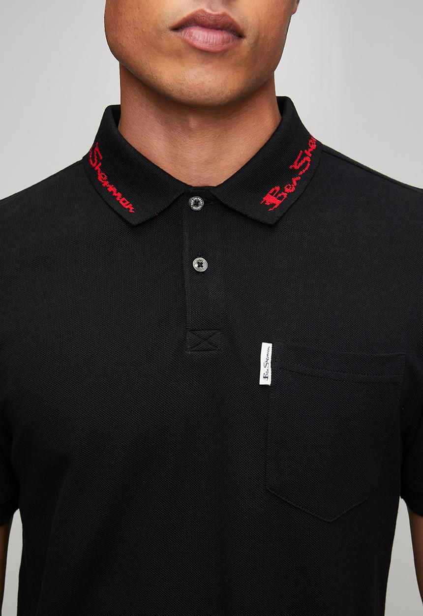 Ben Sherman - Benjamin Polo S/S - Black