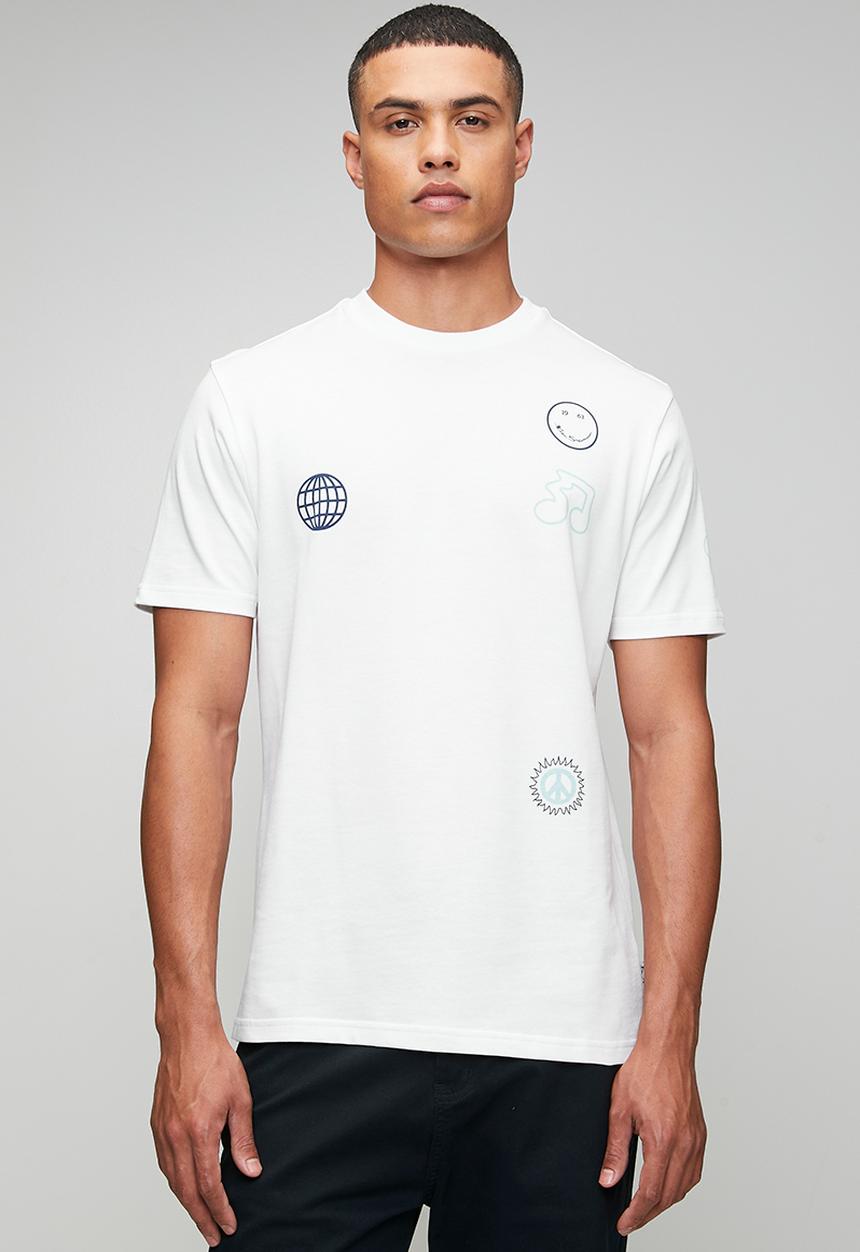 Ben Sherman - Festival Tee Shirt 260Gsm - White