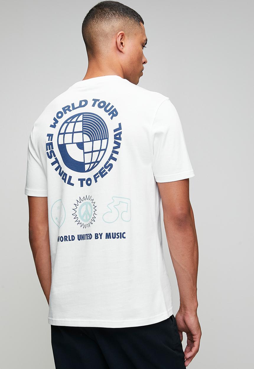Ben Sherman - Festival Tee Shirt 260Gsm - White
