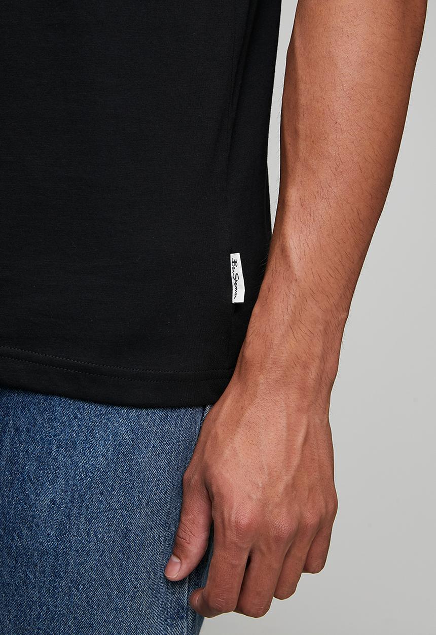 Ben Sherman - Seagull Target Tee Shirt - Black